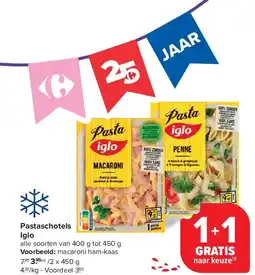 Carrefour Pastaschotels Iglo aanbieding