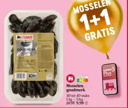 Delhaize Mosselen, goudmerk aanbieding