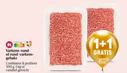 Delhaize Varken Rund of Rund varkensgehakt aanbieding