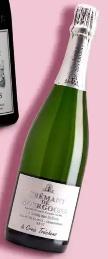 Delhaize La Croix Tréchens Crémant de Bourgogne Blanc de Blanc aanbieding