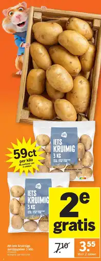 Albert Heijn AH Iets kruimige aardappelen 3 kilo aanbieding