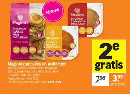 Albert Heijn Magioni pancakes en poffertjes aanbieding