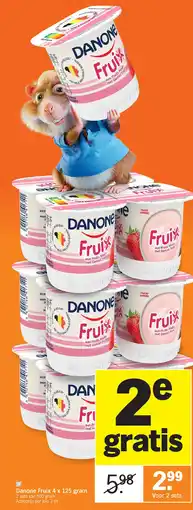 Albert Heijn Danone Fruix 4 x 125 gram aanbieding