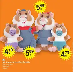 Albert Heijn AH Hamsterknuffels familie aanbieding