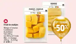 Delhaize Fruit in Stukjes aanbieding