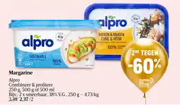 Delhaize Margarine Alpro aanbieding
