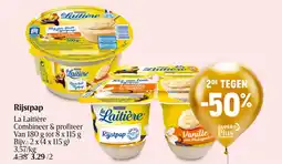 Delhaize Rijstpap La Laitière aanbieding