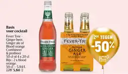 Delhaize Basis voor cocktail Fever Tree aanbieding