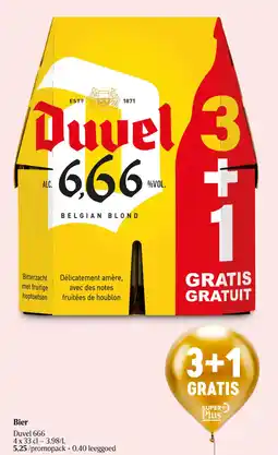 Delhaize Bier Duvel 666 aanbieding