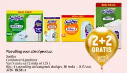 Delhaize Navulling voor afstofproduct Swiffer aanbieding