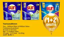 Delhaize Vaatwastabletten Sun aanbieding