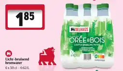 Delhaize Licht-bruisend bronwater aanbieding