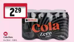Delhaize Cola Zero aanbieding