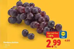 Lidl Donkere druiven aanbieding