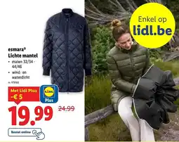 Lidl Esmara Lichte mantel aanbieding