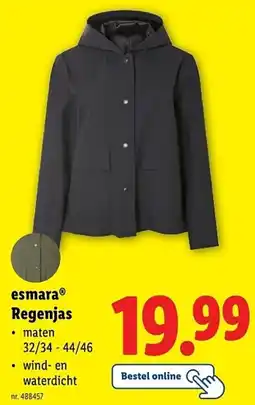 Lidl Esmara Regenjas aanbieding