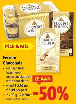 Lidl Ferrero Chocolade aanbieding