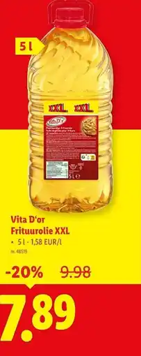 Lidl Vita D'or Frituurolie XXL aanbieding