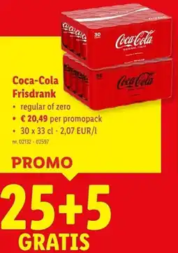 Lidl Coca-Cola Frisdrank aanbieding