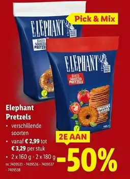 Lidl Elephant Pretzels aanbieding