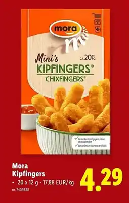 Lidl Mora kipfingers aanbieding