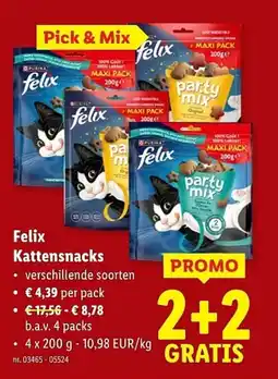 Lidl Felix Kattensnacks aanbieding