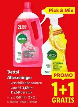 Lidl Dettol allesreiniger aanbieding