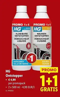 Lidl HG Ontstopper aanbieding