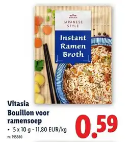Lidl Vitasia Bouillon voor ramensoep aanbieding