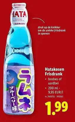 Lidl Hatakosen Frisdrank aanbieding