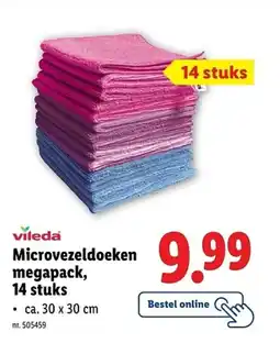 Lidl Microvezeldoeken megapack aanbieding