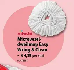 Lidl Microvezel- dweilmop easy wring & clean aanbieding