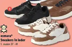 Lidl Esmara sneakers in leder aanbieding