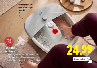 Lidl Sensiplast voetenbad aanbieding