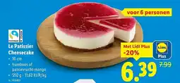 Lidl Le Patissier Cheesecake aanbieding