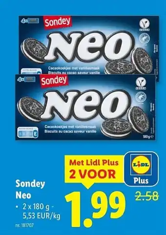 Lidl Sondey Neo aanbieding
