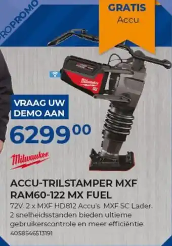 Meno Accu-trilstamper MXF RAM60-122 MX fuel aanbieding