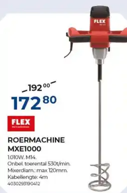 Meno Roermachine MXE1000 aanbieding
