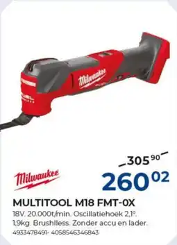 Meno Multitool M18 FMT-0X aanbieding