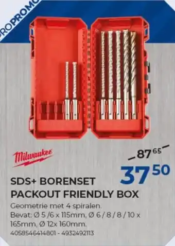 Meno SDS+ borenset packout friendly box aanbieding