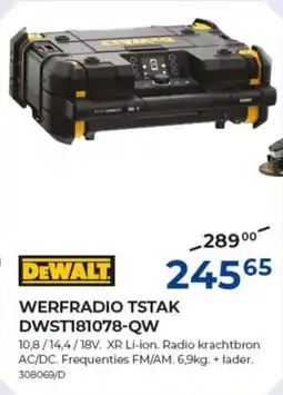 Meno Werfradio tstak DWST181078-QW aanbieding