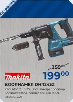 Meno Thakita boorhamer DHR243Z aanbieding