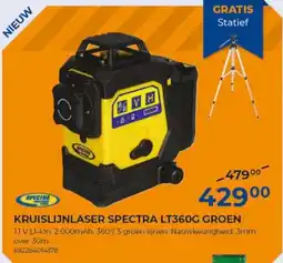 Meno Kruislijnlaser spectra LT360G groen aanbieding