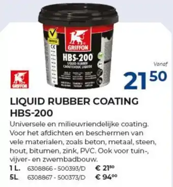 Meno Liquid rubber coating HBS-200 aanbieding