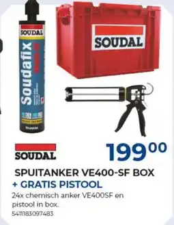 Meno Soudal spuitanker VE400-SF BOX aanbieding