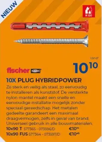 Meno Fischer 10X plug hybridpower aanbieding
