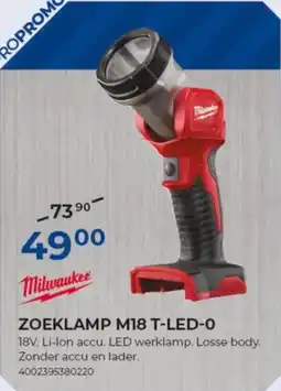Meno Zoeklamp M18 T-LED-0 aanbieding