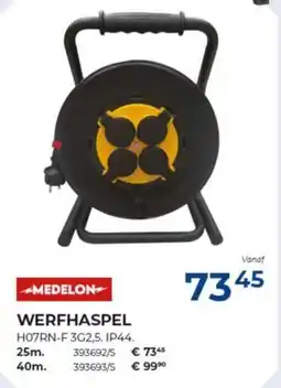Meno Medelon werfhaspel HO7RN-F 3G2,5 1P44 aanbieding