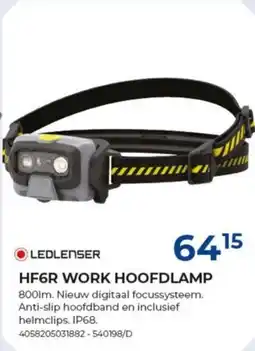 Meno Ledlen HF6R work hoofdlamp aanbieding
