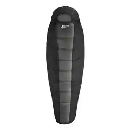 Decathlon Slaapzak mummie 3-4 Season 0°C (300 GSM) - Zwart aanbieding